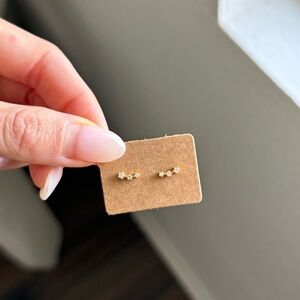 Gold Star Stud Earrings